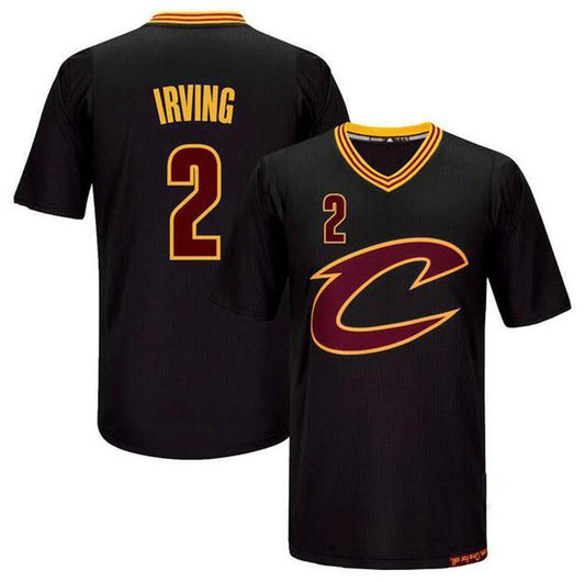 Cleveland Cavaliers Kyrie Irving Black Throwback Jersey by My Store