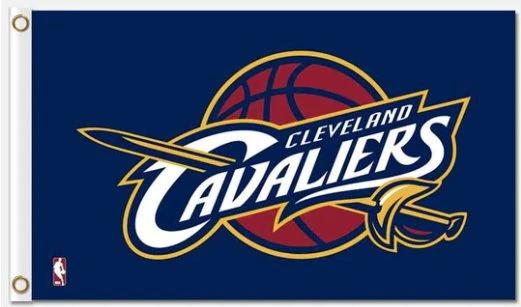 Cleveland Cavaliers Team US Sport Blue Flag 3X5Ft Polyester Banner USA Digital Print by flagsjustdoit