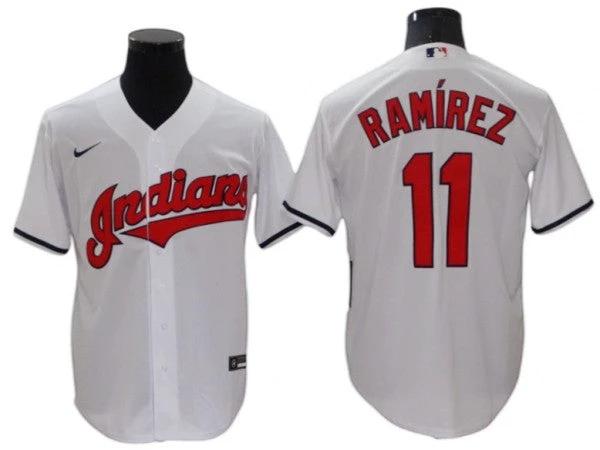 Cleveland Guardians #11 José Ramírez White Home Cool Base Jersey by My Store