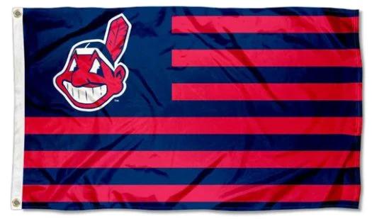 Cleveland Indians Nation flag 3X5Ft Banner USA Polyester with Brass Grommets by flagsjustdoit