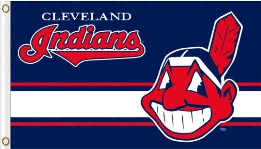 Cleveland Indians Sport flag 3X5 Banner USA Polyester with Brass Grommets by flagsjustdoit