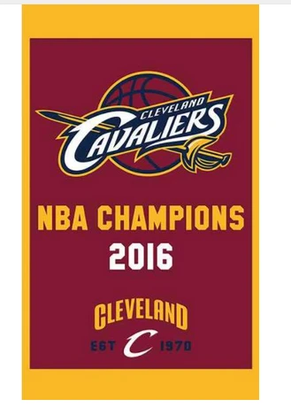 Cleveland Cavaliers Flag-3x5FT Banner-100% polyester Cleveland Cavaliers Champions by flagsshop
