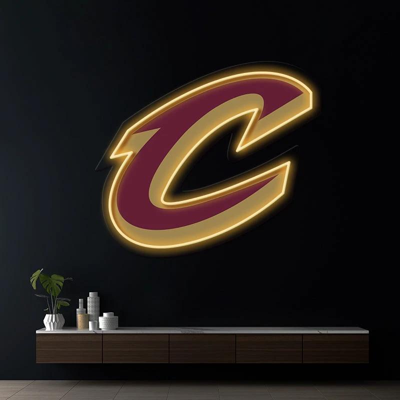 Cleveland Cavaliers NBA Led Neon Sign Wall Light by Neonchics Signs
