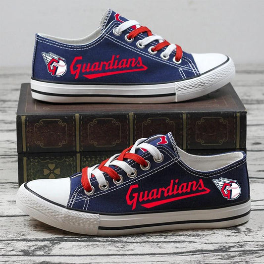 Cleveland Guardians Low Top Canvas Sport Sneakers Shoes For Men Women Fans by Crocs