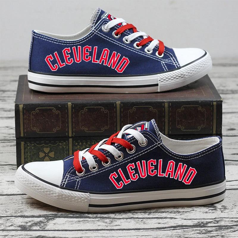 Cleveland Guardians Low Top Canvas Sport Sneakers Shoes For Men Women Fans by Crocs