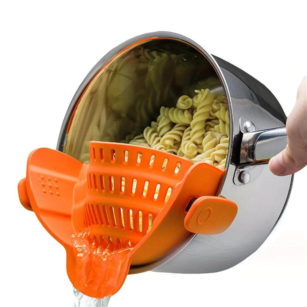 Clip-On Kitchen Strainer by Casa & Beyond