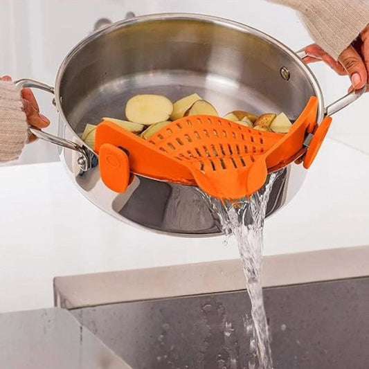 Clip-On Kitchen Strainer by Casa & Beyond