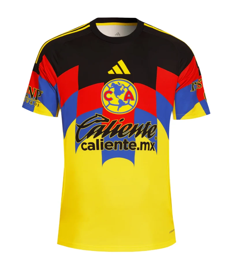 Club América 2025-26 Davila 11 Home Jersey – Yellow by Soccer Jersey