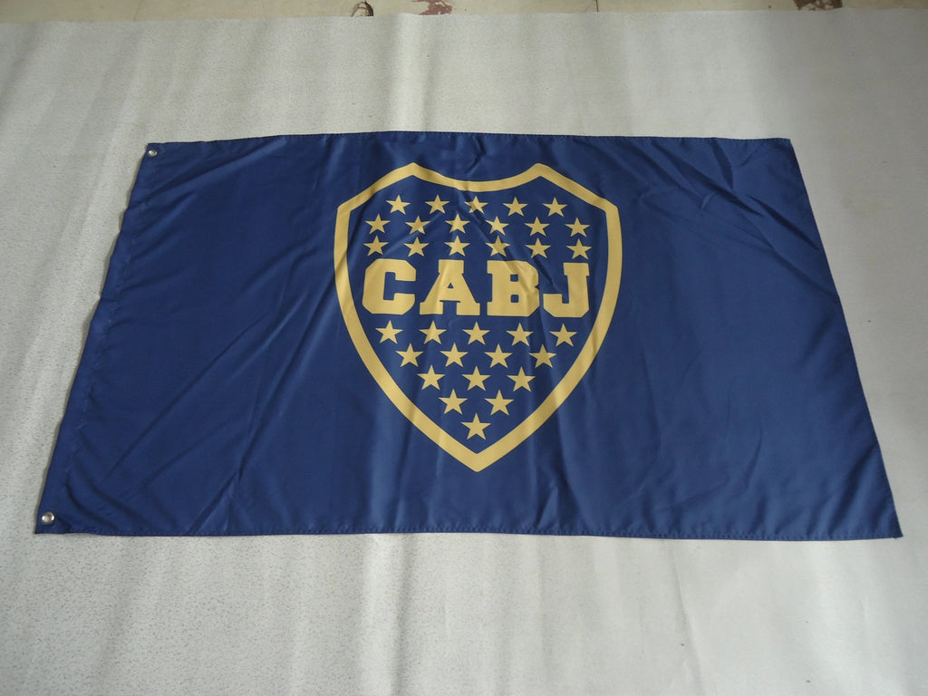 Club Atlético Boca Juniors Flag-Boca jr 3x5ft CABJ Banner-100% polyester by flagsshop