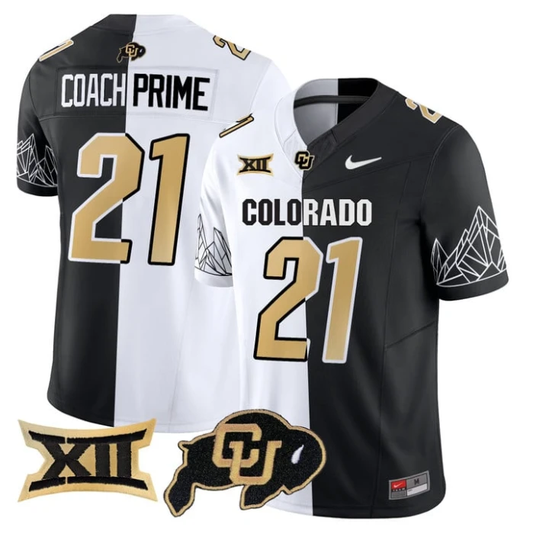 Coach Prime Jersey #21 Colorado Buffaloes 2025 Limited V2 Stitched Stripeout by My Store