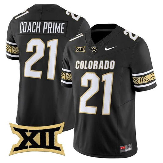 Coach Prime Jersey #21 Colorado Buffaloes 2025 Vapor Limited V2 Stitched by My Store NCAA Football Jerseys