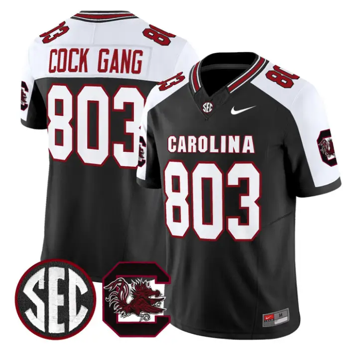 Cock Gang Jersey #803 South Carolina Gamecocks 2026 Limited Stitched by My Store NCAA Football Jerseys