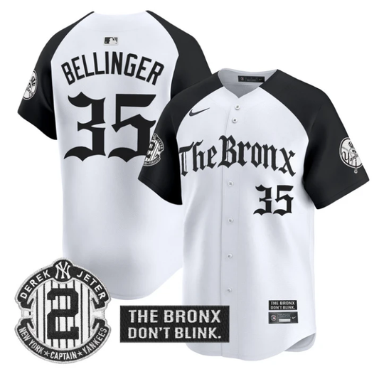 Cody Bellinger Jersey #35 Yankees The Bronx Gothic Ink Drop Edition by My Store