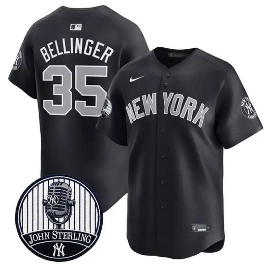 Cody Bellinger Jersey #35 Yankees John Sterling Voice Tribute Stitched by My Store