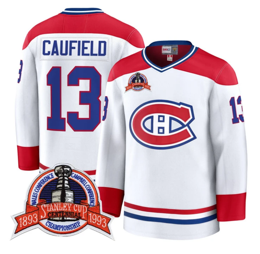 Cole Caufield Jersey #13 Montreal Canadiens Timeless Premium Stitched 2025 Away by Hockey David