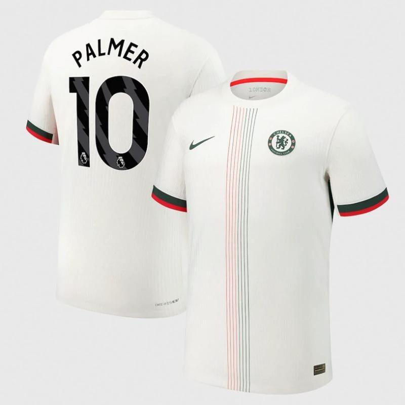 Cole Palmer 10 Chelsea 2025-26 Away Jersey – White by Soccer Jersey