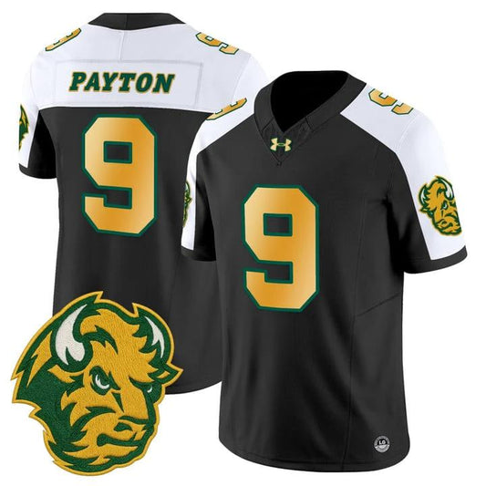Cole Payton Jersey #9 North Dakota State Bison Vapor Limited Stitched Black Alter by My Store NCAA Football Jerseys