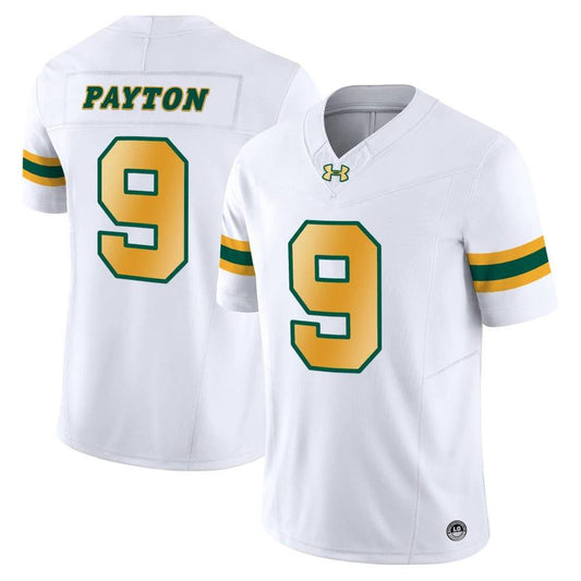 Cole Payton Jersey #9 North Dakota State Bison Vapor Limited Stitched White by My Store NCAA Football Jerseys