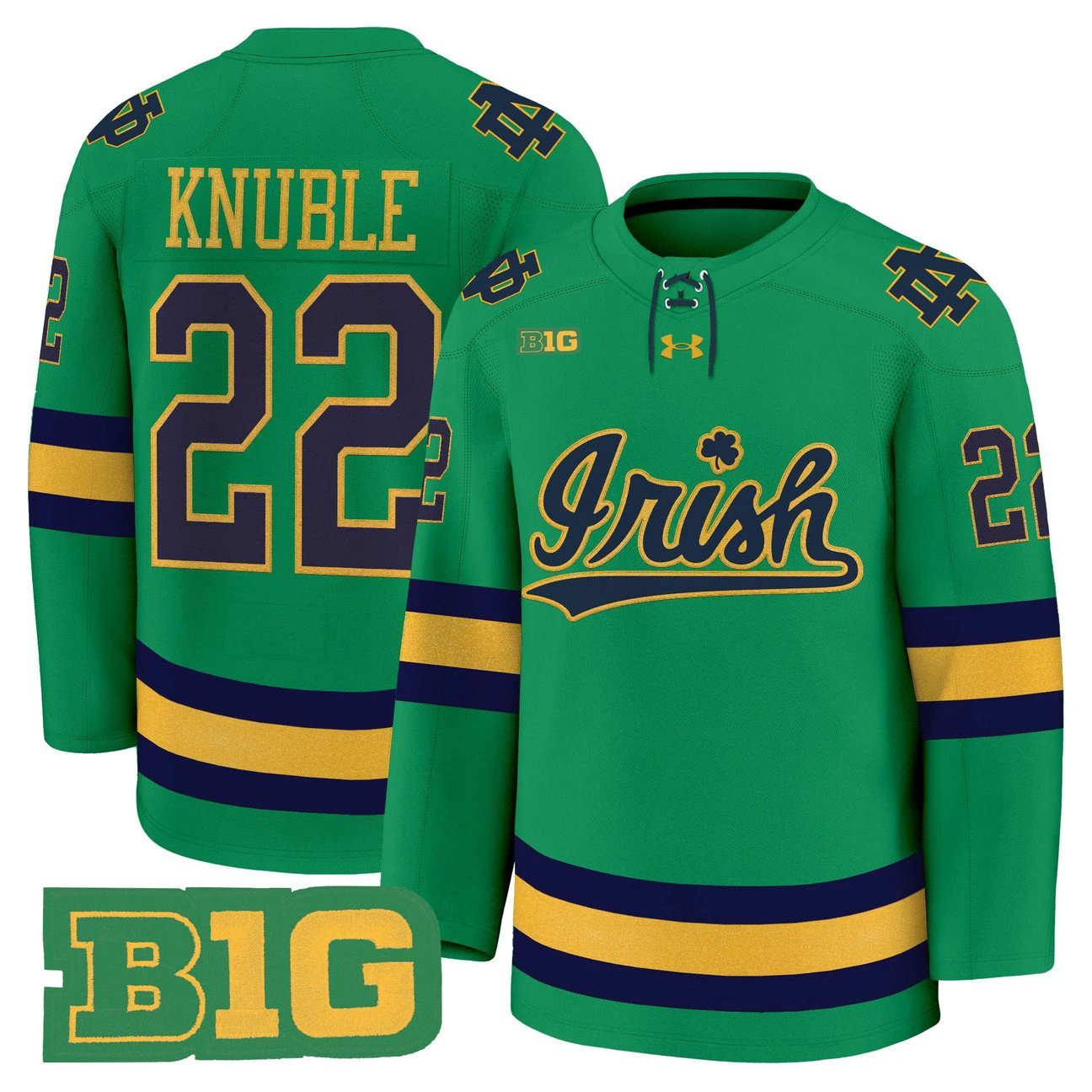 Cole Knuble Jersey #22 Notre Dame Fighting Irish 2025-26 Premium Stitched by Hockey David