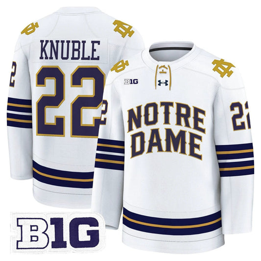 Cole Knuble Jersey #22 Notre Dame Fighting Irish 2025-26 Premium Stitched by Hockey David