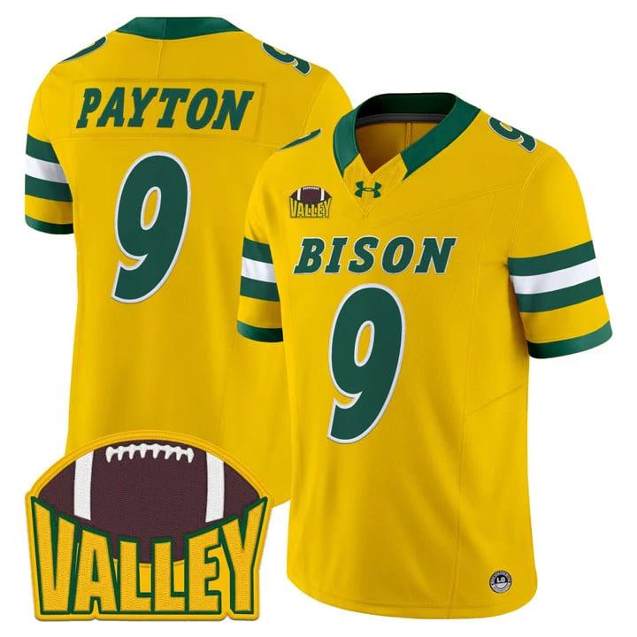 Cole Payton Jersey #9 North Dakota State Bison 2025 Limited Stitched by My Store NCAA Football Jerseys