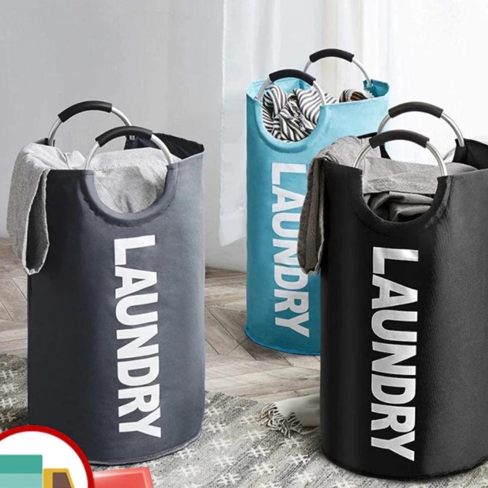 Collapsible Oxford Cloth Laundry Basket by Casa & Beyond