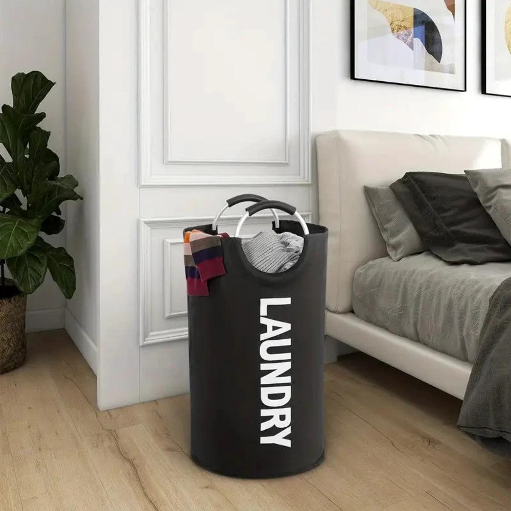 Collapsible Oxford Cloth Laundry Basket by Casa & Beyond