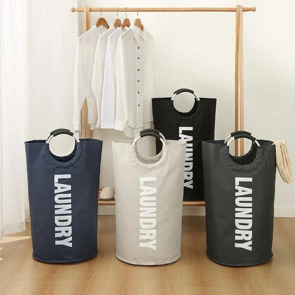 Collapsible Oxford Cloth Laundry Basket by Casa & Beyond