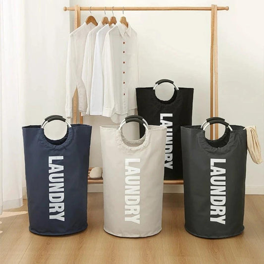 Collapsible Oxford Cloth Laundry Basket by Casa & Beyond