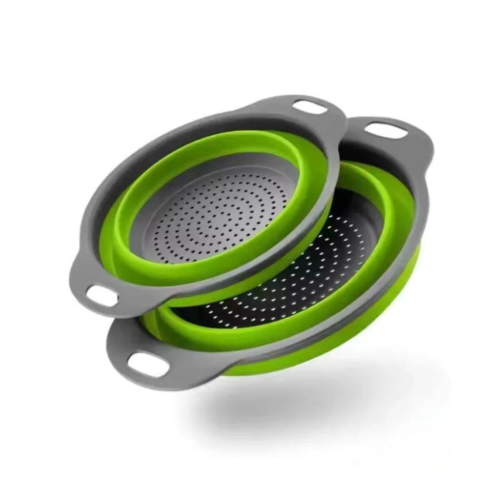 Collapsible Silicone Strainer Basket by Casa & Beyond