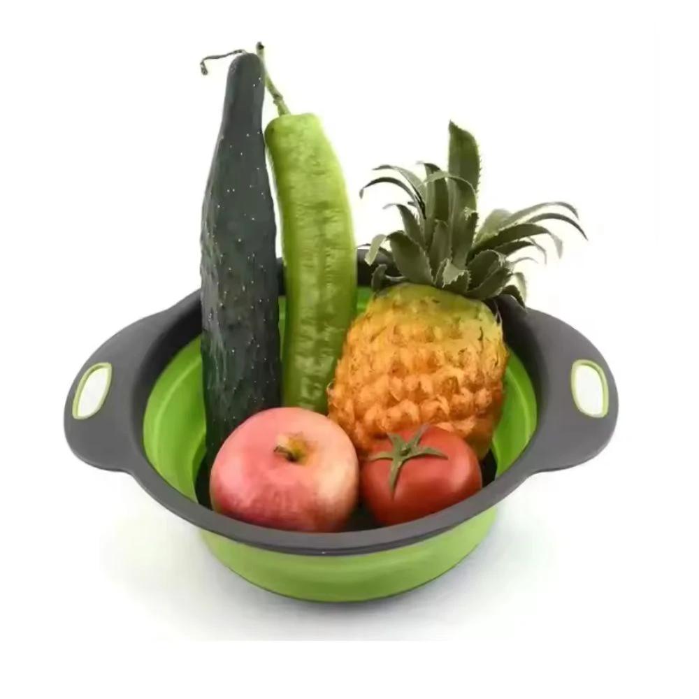 Collapsible Silicone Strainer Basket by Casa & Beyond