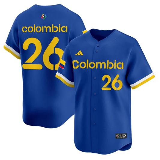 Colombia Jersey #16 Colombia 2026 World Baseball Classic Stitched by My Store