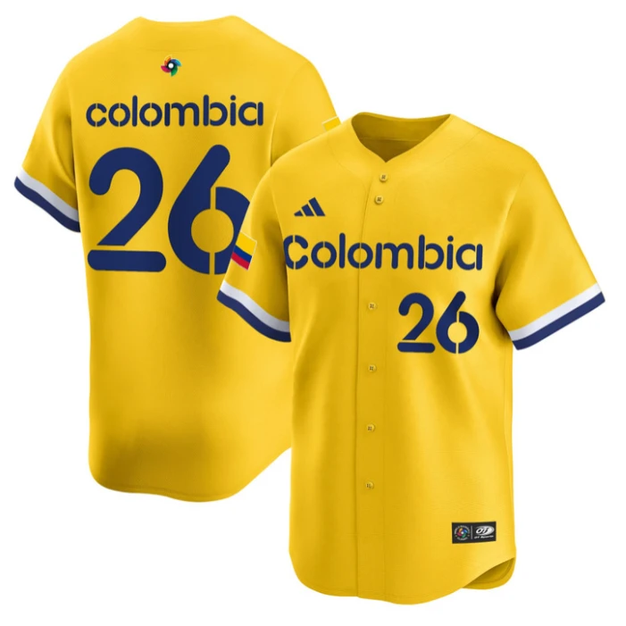Colombia Jersey #16 Colombia 2026 World Baseball Classic Stitched by My Store