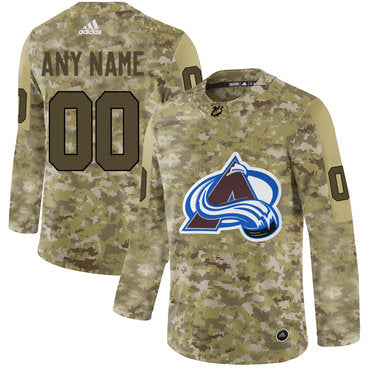 Colorado Avalanche Camo Customized Jersey by Hockey David