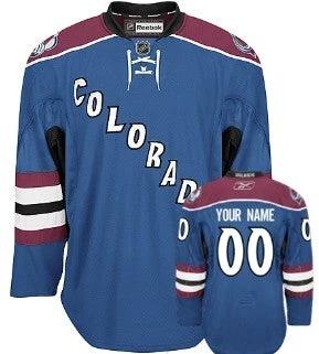 Colorado Avalanche Customized Blue Third Jersey by Hockey David