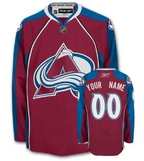 Colorado Avalanche Customized Red Jersey by Hockey David