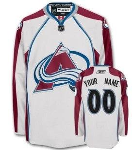 Colorado Avalanche Customized White Jersey by Hockey David
