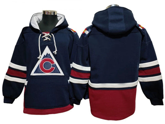 Colorado Avalanche Navy Hoodie by Hoodie Pullover