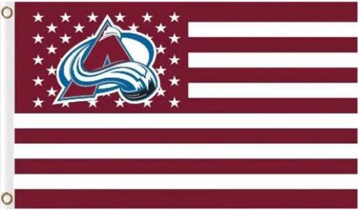 Colorado Avalanche Team US Flag 3X5Ft Polyester Digital Print Banner USA by flagsjustdoit