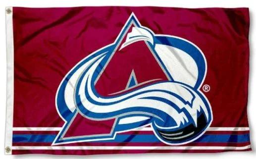 Colorado Avalanche US Flag 3X5Ft Polyester Digital Print Banner USA by flagsjustdoit