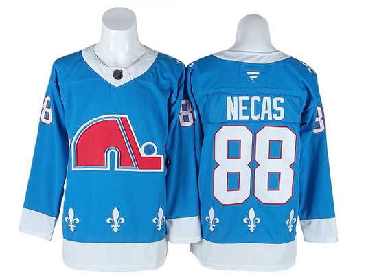 Colorado Avalanche #88 Martin Necas Light Blue Heritage Jersey by Hockey David
