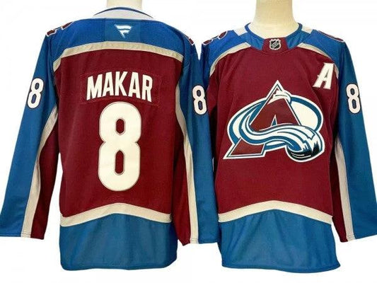 Colorado Avalanche #8 Cale Makar Burgundy 2024 Home Jersey by Hockey David