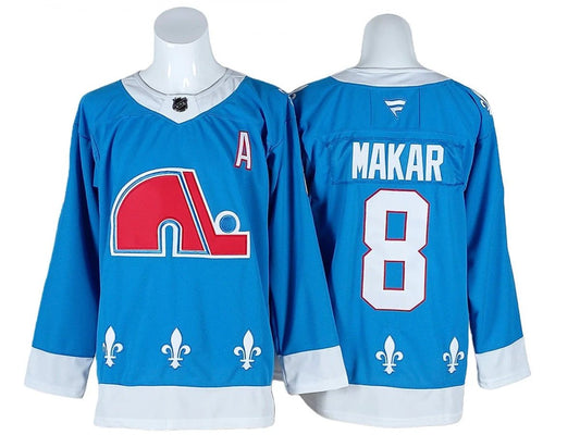 Colorado Avalanche #8 Cale Makar Light Blue Heritage Jersey by Hockey David