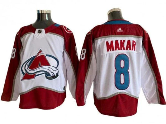 Colorado Avalanche #8 Cale Makar White 2023 Jersey by Hockey David
