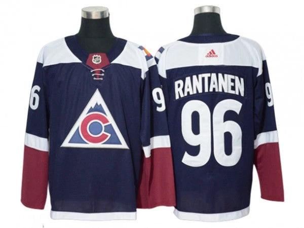Colorado Avalanche #96 Mikko Rantanen Navy Alternate Jersey by Hockey David
