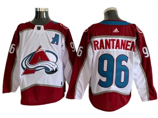 Colorado Avalanche #96 Mikko Rantanen White 2023 Jersey by Hockey David