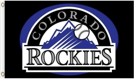 Colorado Rockies Baseball Club Sport US Flag 3X5Ft Banner USA Polyester with Brass Grommets by flagsjustdoit