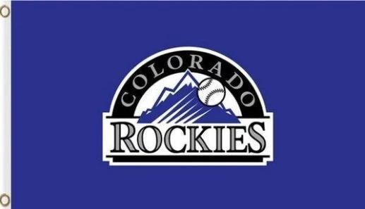 Colorado Rockies Baseball Clubs Flag 3X5Ft Banner USA Polyester with Brass Grommets by flagsjustdoit