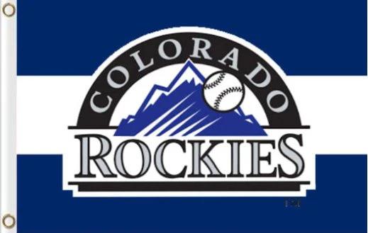 Colorado Rockies Baseball Flag 3X5Ft Banner USA Polyester with Brass Grommets by flagsjustdoit