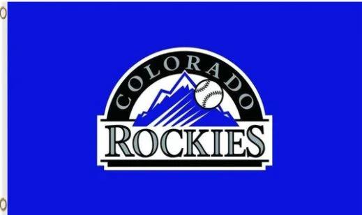 Colorado Rockies Baseball US Blue Flag 3X5Ft Banner USA Polyester with Brass Grommets by flagsjustdoit